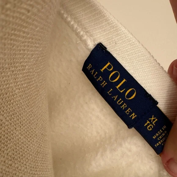 White Polo Sweatshirt - Picture 5 of 5